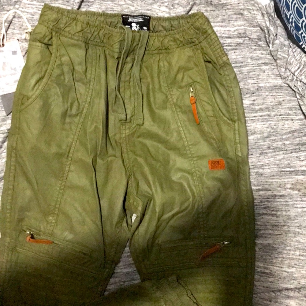 Men’s PRPS Goods& Co.Green skinny jogger pant